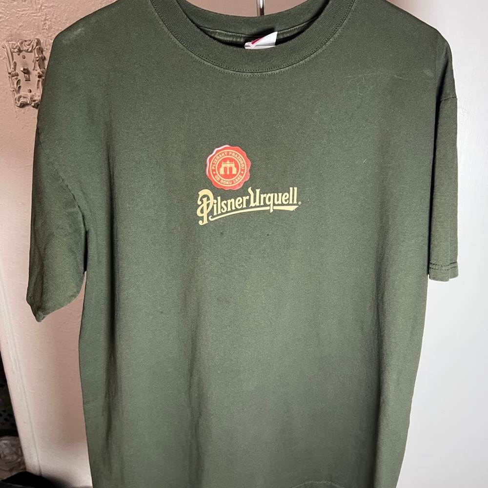 Men's Logo T-Shirt in Olive Green